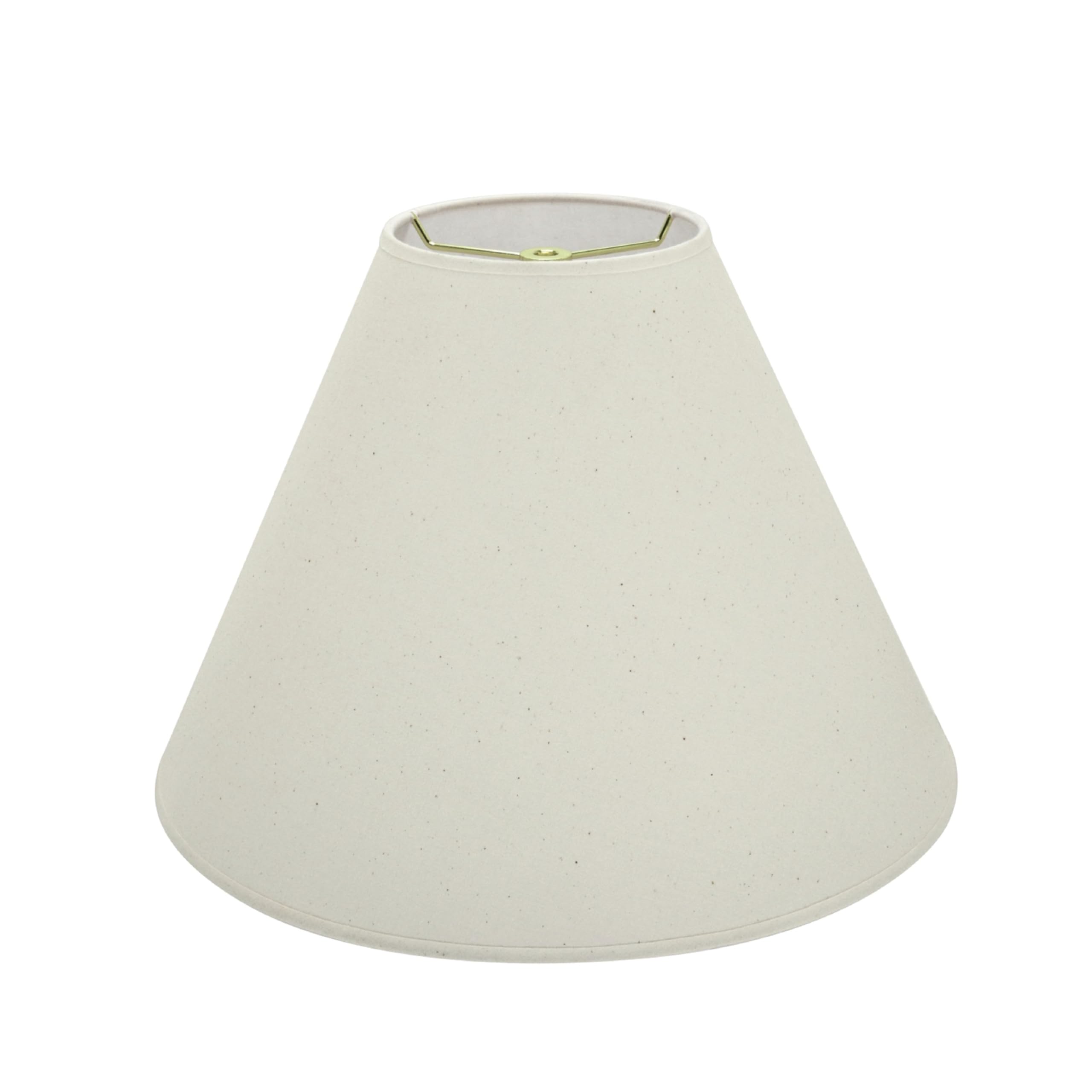 Photo 1 of Aspen Creative 32016A Transitional Hardback Empire Shape Spider Construction Lamp Shade in Ivory, 16" wide (6" x 16" x 12")