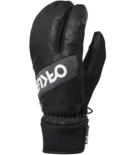 Oakley unisex adult 2.0 Factory Winter Mittens 2 0, Blackout, X