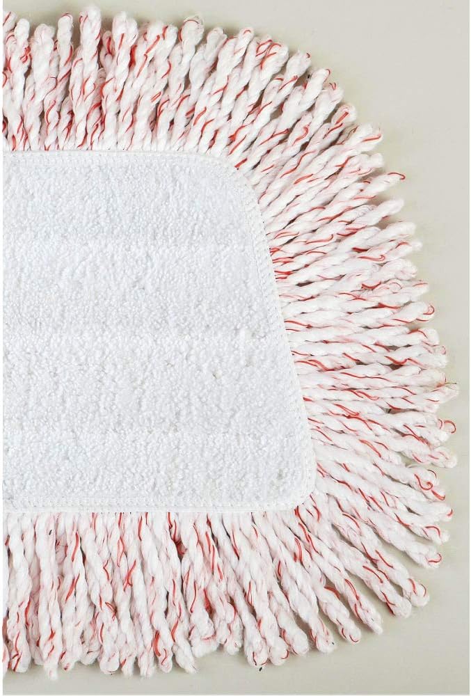Rubbermaid 1M20 Reveal Mop Dry Dusting Cleaning Pad, 15-Inch, White/Red: Home & Kitchen