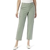 Gloria Vanderbilt Womens Cargo Pocket Zip Front Ankle with Hidden Elastic Waist Standard
