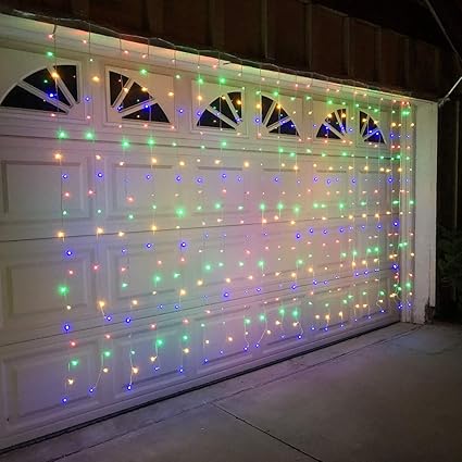 Amazon Com Alion Home Curtain Lights 2 In 1 Dual Color 400 Count