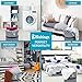 Blanket Basket Living Room – Large Woven Basket for Blankets Living Room Rope Basket Toy Basket – Blanket Storage For Living Room, Laundry, Toys, Pillows, Household Items