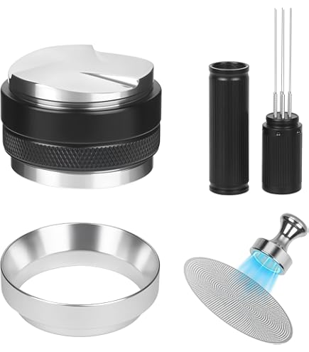 Amazon.com: 2 in 1 Tamper & Leveler for Rocket 58mm. Silver: Home