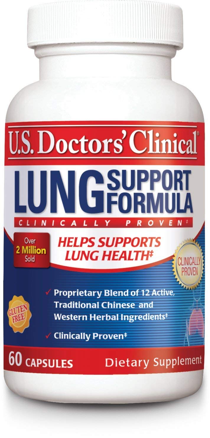 U.S. Doctors' Clinical Lung Support Supplement for Lung and Respiratory