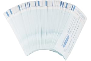 200Pcs Medical Pouch, PVC Self-Sealing Sterile Offices Dentist Bags, 5.12 x 2.24in Clinic Hospital Cleaning Tools Medical Kit