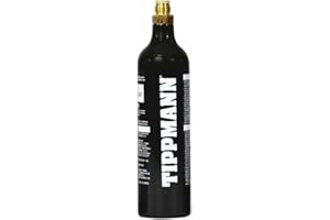 Tippmann CO2 Paintball Tank 12oz, Ships Empty/Refillable Black