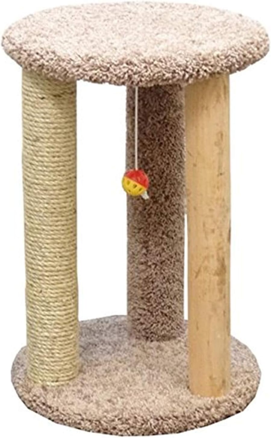 New Cat Condos Premier Round Multi Scratcher
