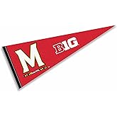 Maryland Terrapins Big 10 Pennant Flag