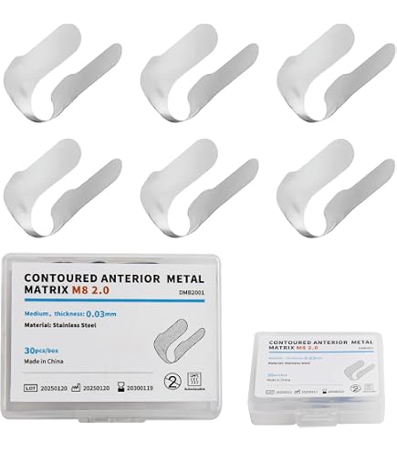30 Bandes Matrices Dentaires Tofflemire Prémolaires En Acier Inoxydable - Neuf SKATTOOTH