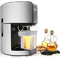 Electronic Countertop Kitchen Oil Press, Heat & Pressing Power, Cleaning Brush & Push Rod, Dimensions (L x W x H) 12.0…