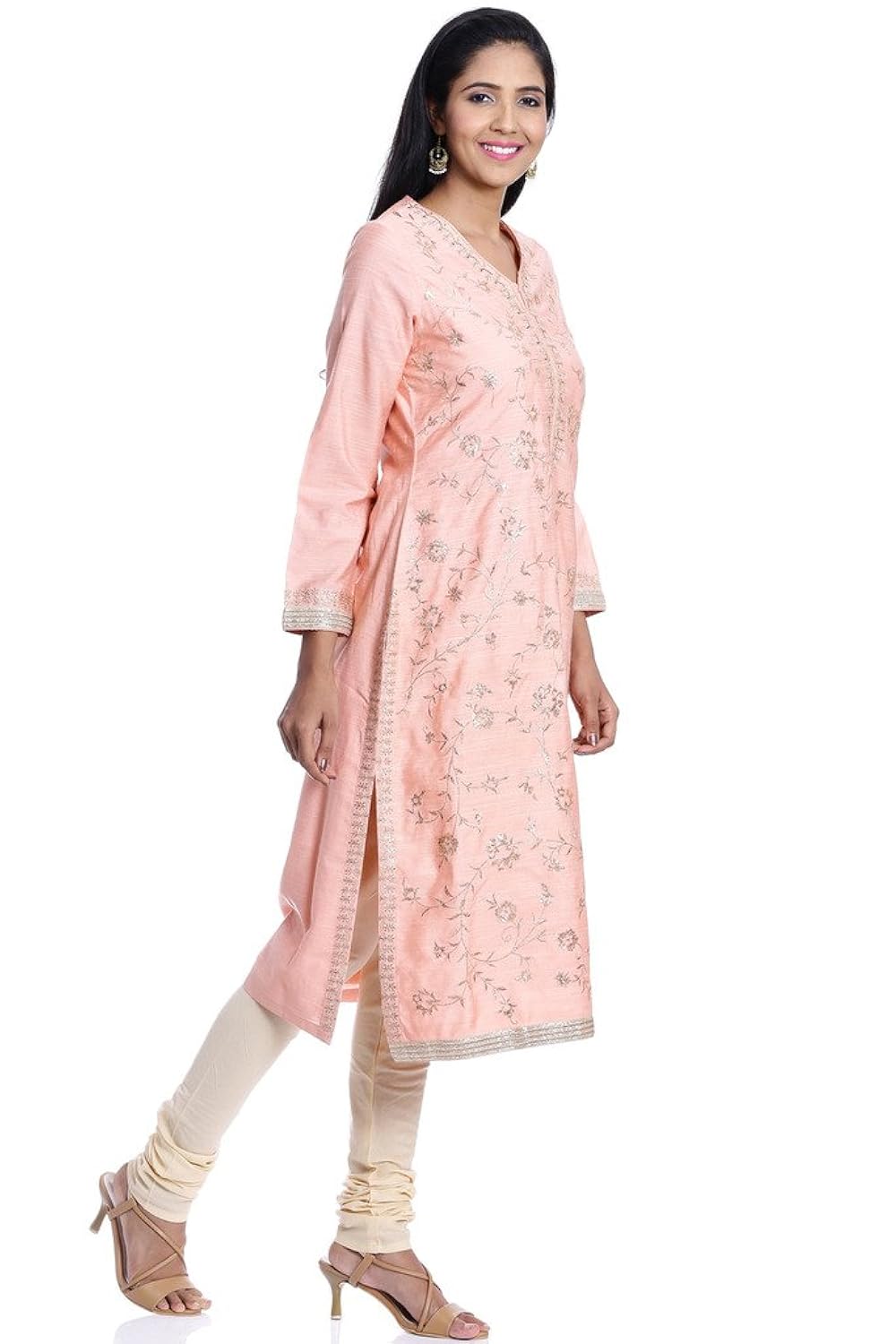 biba women's straight salwar suit