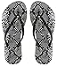 Showaflops Women's Antimicrobial Shower & Water Sandals - Snakeskin with Rhinestone