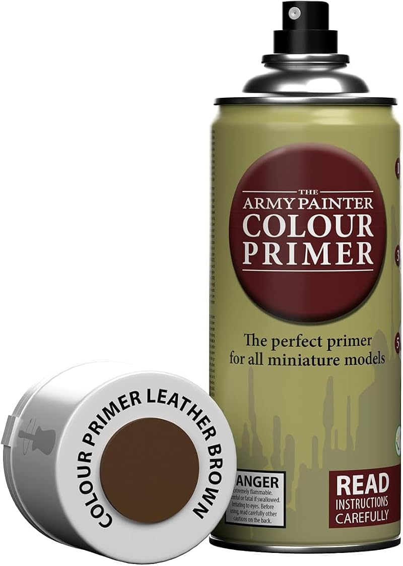 The Army Painter Colour Primer Leather Brown 400 mL Acrylic Spray Primer