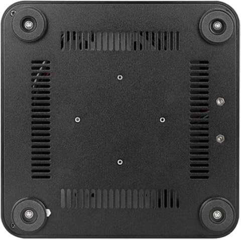 Red tide Cajas De Ordenadores Mainframe Chasis De Aluminio De Escritorio con Puerto USB 3.0 para El Juego De Chasis De Bricolaje Mini Caso Itx Pc,Negro