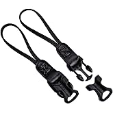VKO Camera Strap Quick Release QD Loops Connector for DSLR SLR Cameras Neck Shoulder Strap Binoculars Adapter Connect Connectio(Medium Thick Rope)