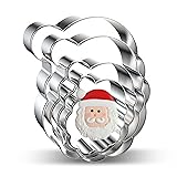 Christmas Santa Face Cookie Cutter Set - 4 Pieces