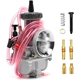 YWLUWEI PWK 38mm Carburetor Motorcycle Racing Carb Universal For 350cc to 450cc Pit Dirt Bike Motocross Enduro On/Off Road ATV Quad Scooter (38mm)