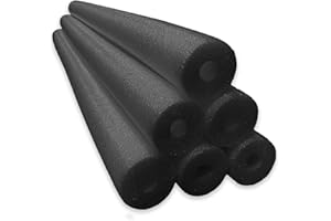 Oodles of Noodles Premium Jumbo XL Pool Swim Noodles - 6 Pack - Approx. 55 inch x 3.5 inch Hollow Core Pool Noodles Foam Tube - Durable for Heavy Duty Swimming, Water Aerobics, Crafts, & DIY Projects