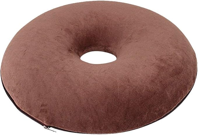 Backbayia Memory Foam Donut Seat Cushion