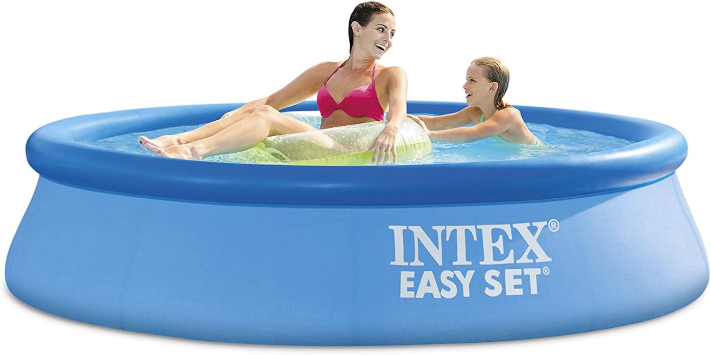 8Ft x 24In Easy Pool Set, blue, 244 cm x 61 cm - Image 4