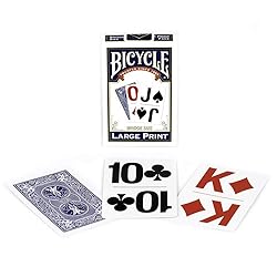 Bicycle Large Print Bridge Size Playing Cards