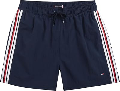 Jungen Badeshorts Medium Drawstring mit Taillenzug, Blau (Dark Night Navy), 14-16 Jahre