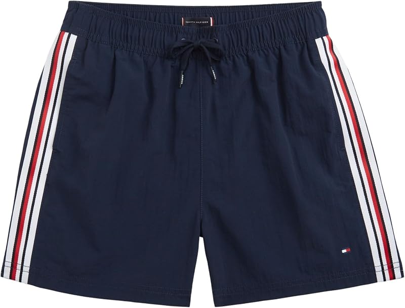 Jungen Badeshorts Medium Drawstring mit Taillenzug, Blau (Dark Night Navy), 14-16 Jahre — Foto 1 von 6