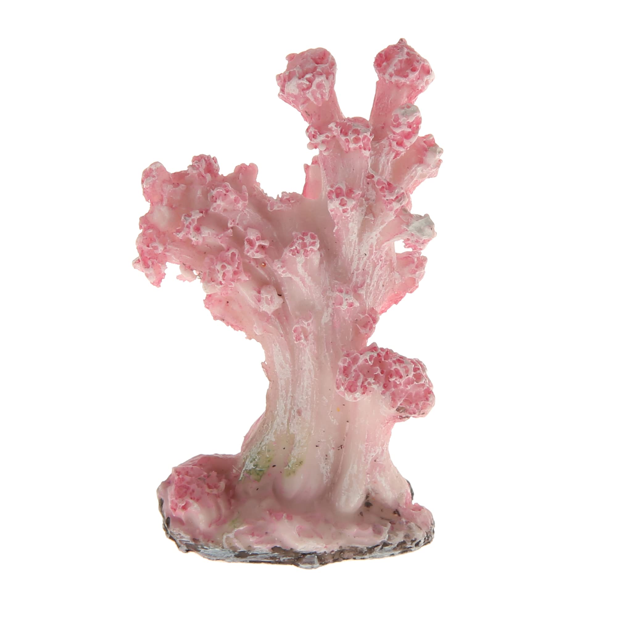 VOCOSTE Coral Reef Decor, Mini Faux Coral Decor for Aquarium Decorations, Pink,1.18"x2.17"