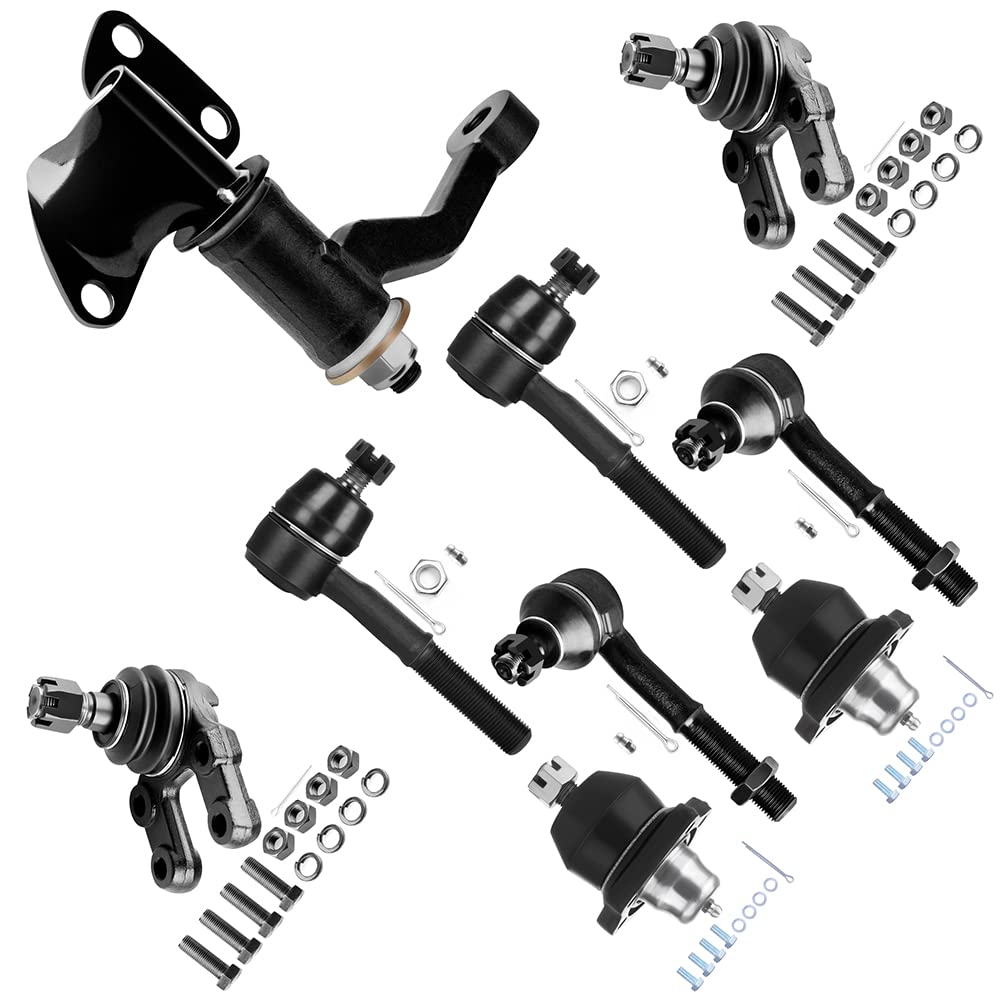 Photo 1 of SOSOPART 9pc Set Suspension Kit Lower Ball Joint Upper Ball Joint Inner Tie Rod End Outer Tie Rod End Idler Arm Replacement for 1995-1997 For Nissan Pickup 1987-1993 Pathfinder