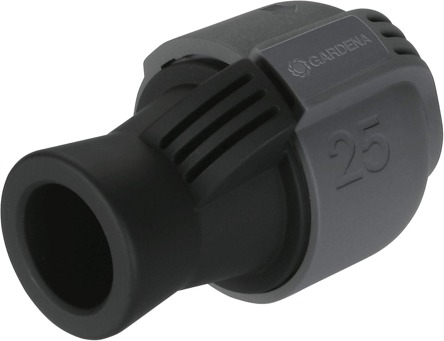 Gardena 25mm x 3/4-inch Female Thread Connector - Grey, Estándar, 25 mm x 19.05 mm