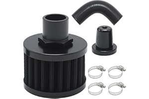 Newnessai Crankcase Breather Filter, Crankcase Ventilation Open Breather Kit Filters, Replacement for Dodge Ram 2500 3500 6.7