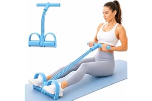 Fitness Resistance Bands, 2025 New Portable Stretch Bands for Full Body Workout, Durable Sit-Up Trainer for Home Gym Equipmen