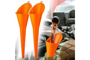 2Pcs Motorcycle Car Long Mouth Funnel Portable Gas Refueling Tanks Engine Oil Water Plastic Refueling Tool Moto Car Accessori