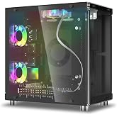 Elecrow Mini PC Case for Jetson Orin Nano: Aluminum Case with 1.3" OLED Display, 3 Cooling Fans, RTC, Full Port Access, Compact All-in-One Enclosure (Pitower Gen 1)