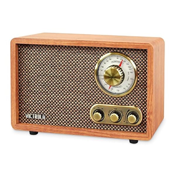 Radio Victrola Retro FM AM con Bluetooth, Dial Giratorio - Imagen 3