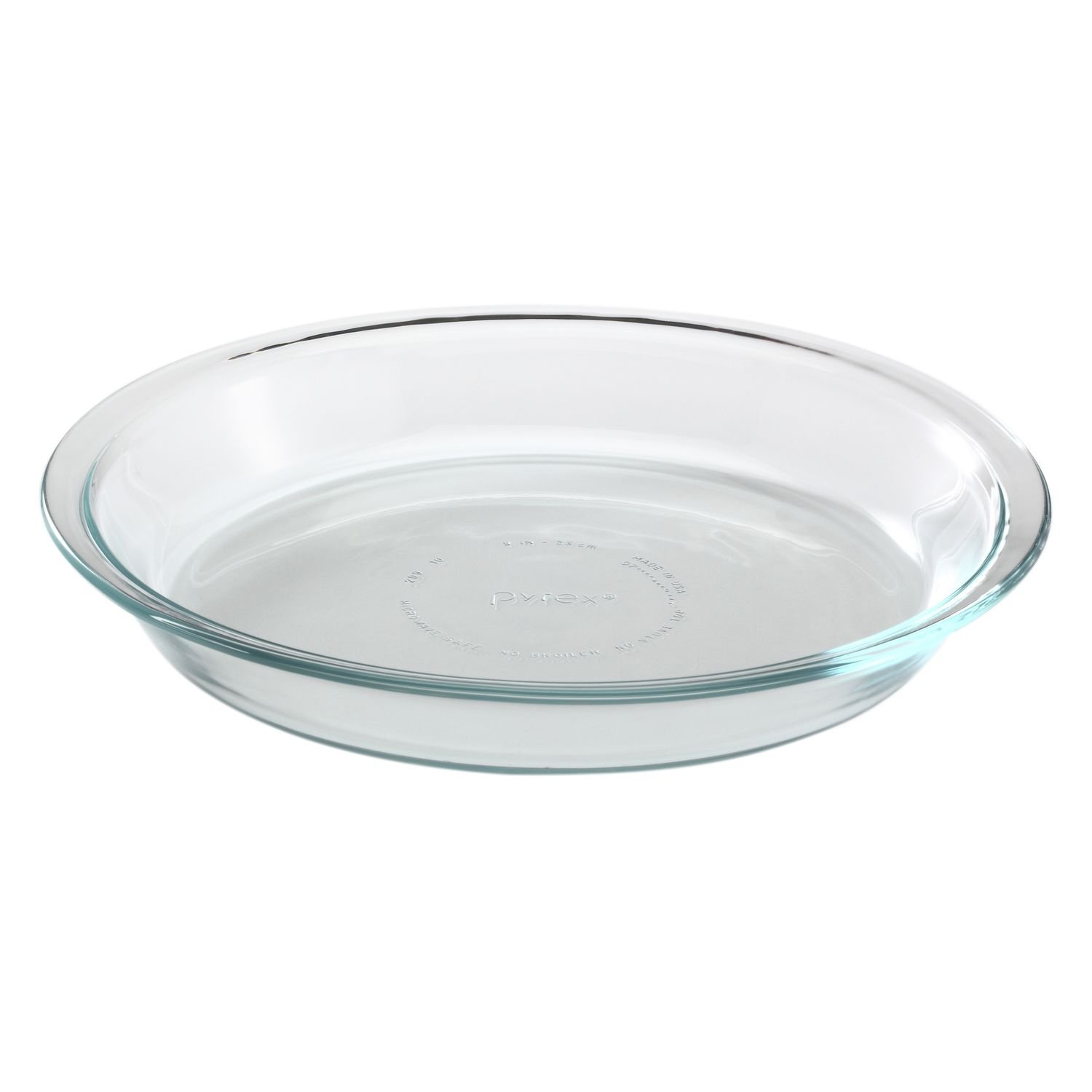 clear pie dish