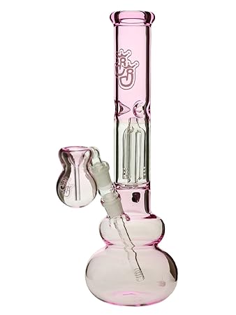 Jelly Joker kleine Eisbong mit Percolator und Vorkühler, pink - 28cm, 14,5mm - head&nature Bong-Kollektion