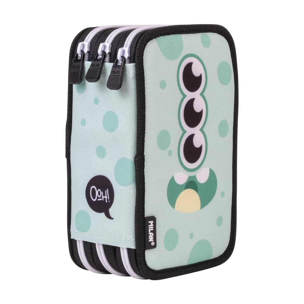MILAN® Pencil case 3 Floors with Special Aliens Series, Green