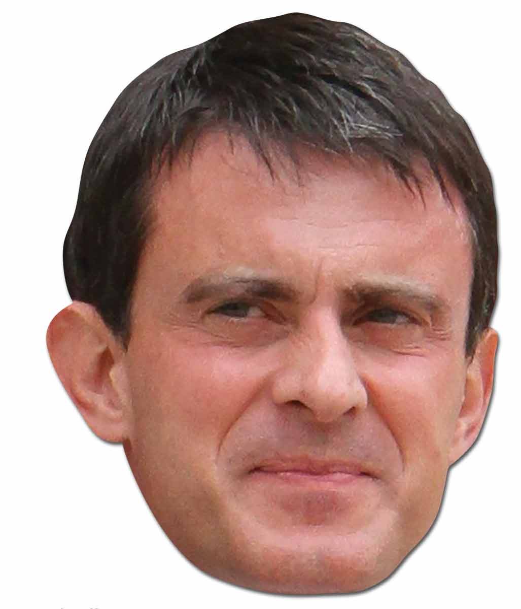 STAR CUTOUTS SMP414 Amazing Six Pack of Masks Includes Manuel Valls Francois Hollande 2 x Arnaud Montebourg, Solid, Multicolour, Regular