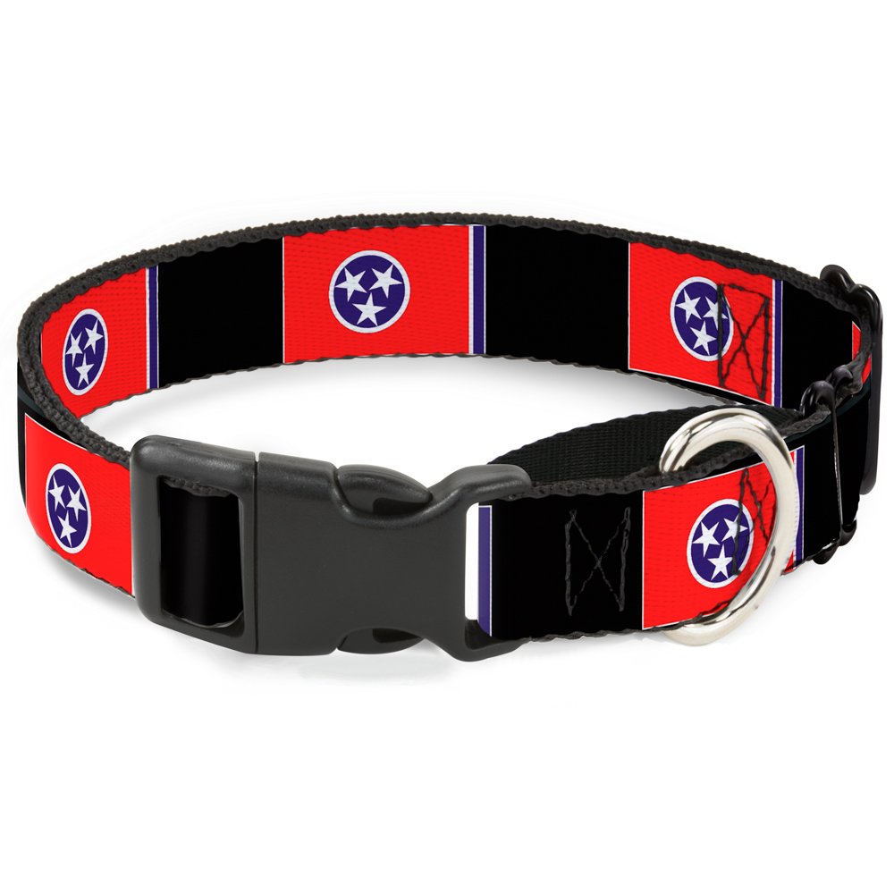 Reviews BuckleDown Tennessee Flags/Black Martingale Dog Collar