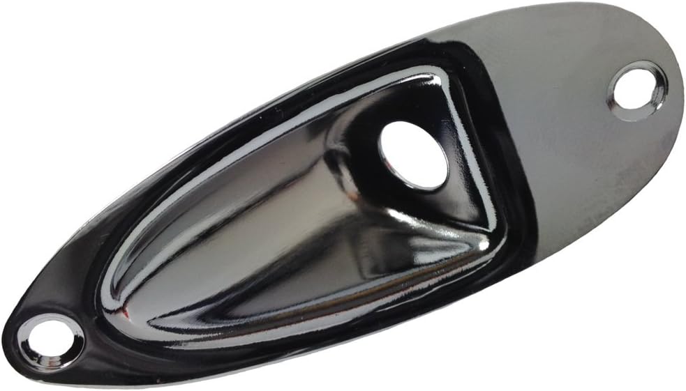 Stratocaster boat jack plates Chrome