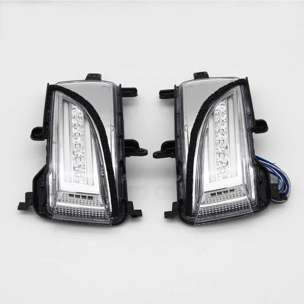 NVSKFHOSH LED Rearview Mirror Light Turn Signal Light Running Lamp Door Step Ground Lamp for QX56 2010-2013 QX80 2013-2018