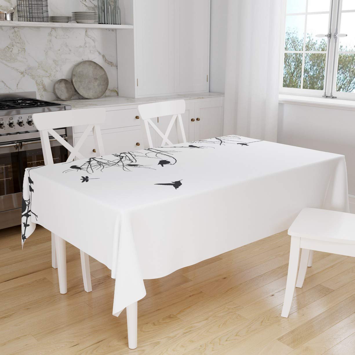 Bonamaison Kitchen Decoration, Tablecloth, 140cm x 160cm - Designed and Manufactured in Turkey