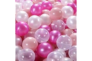 GUESVOT Ball Pit Balls Plastic Balls for Ball Pit Phathalate Free BPA Free Plastic Balls 100pcs 2.2" Set for Toddlers for Play Tent Tunnel