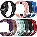 Band for Garmin VivoActive 3, Soft Silicone Replacement Watch Band for Garmin VivoActive 3 / Vivoactive 3 Music/Forerunner 645 Music (No Tracker)