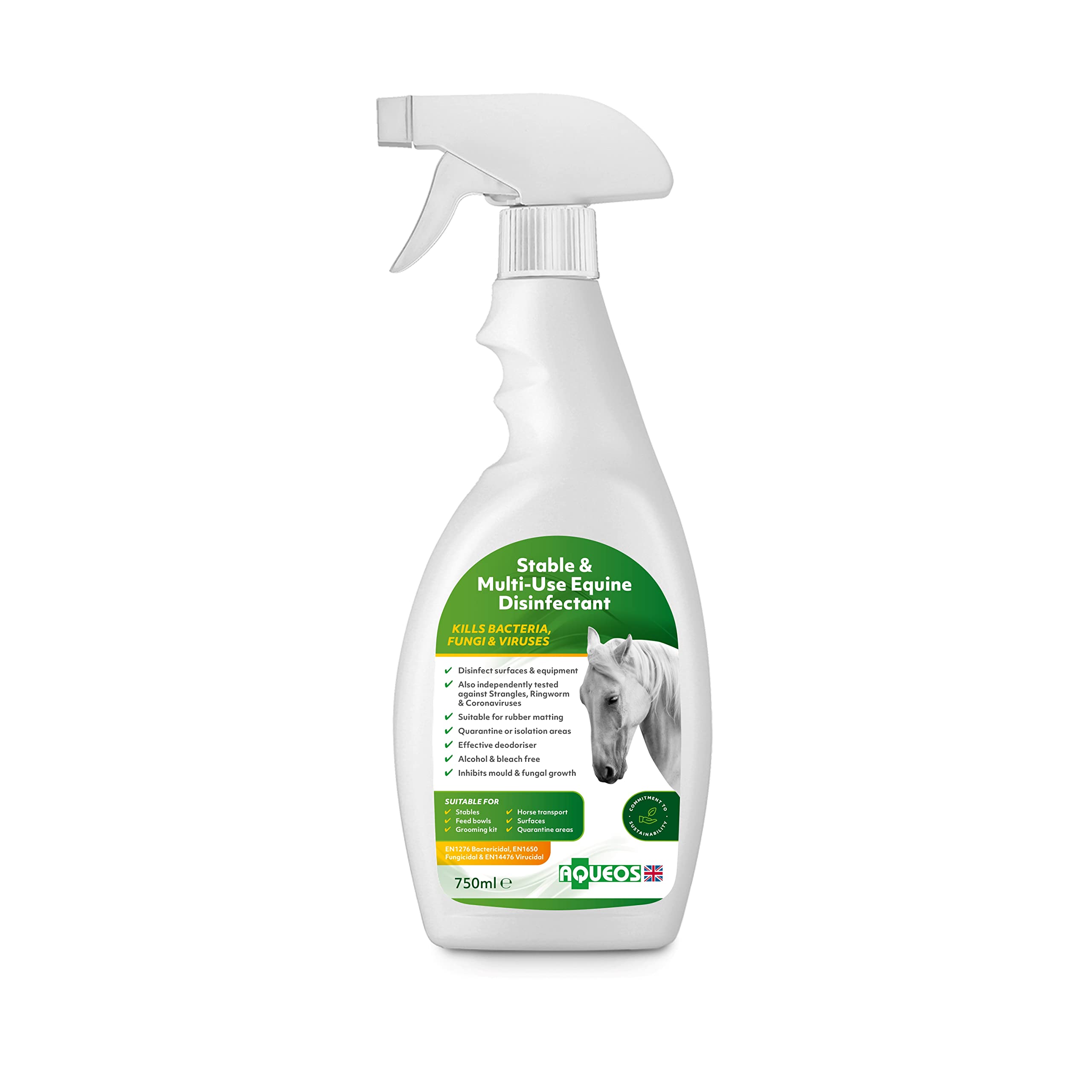 Aqueos Equine Multi-use Disinfectant, 750 ml