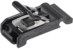 Motoforti Fuel Door Spring Clip, Gas Fuel Tank Door Cover Release Spring Clip, for Toyota Corolla 2003-2006, Plastic Metal, N