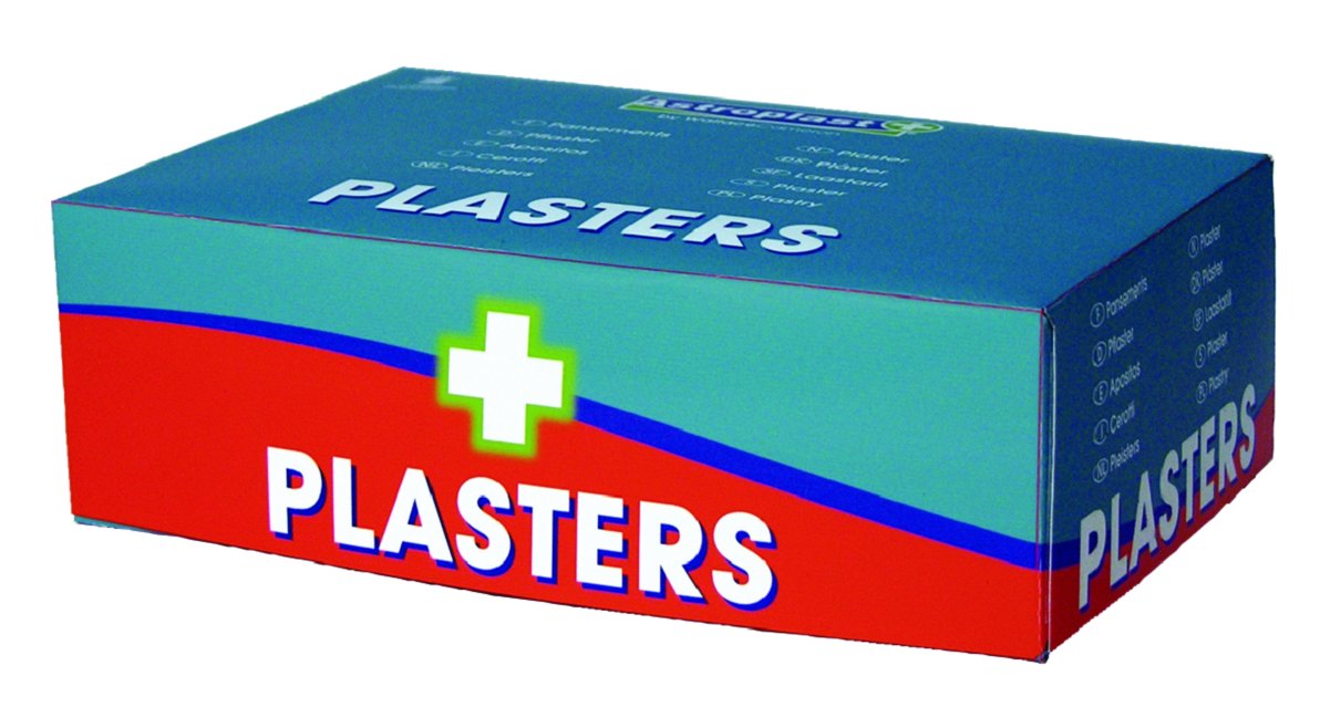 Wallace Cameron 1214037 Assorted Detectable Plasters, Blue (Pack of 150)