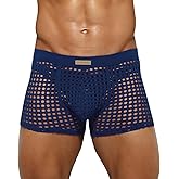 Arjen Kroos Mens Boxer Briefs Breathable Hot Mesh Underwear