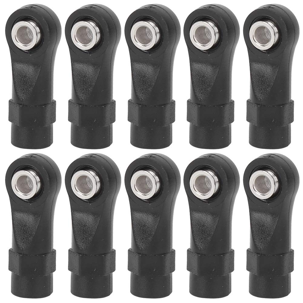 Drfeify RC Tie Rod Ends, Precision Fit, RC Ball Linkage Rod End Set of 10 for RC Car Models, Drones, and Robotics